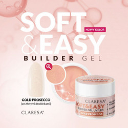 Claresa Soft&Easy Building gel gold prosecco 90g by CLARESA buy online in BestHair shop