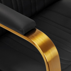 Gabbiano Acri Hairdressing Chair Gold Black by GABBIANO buy online in BestHair shop