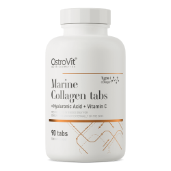 OstroVit Marine Collagen + Hüaluroonhape ja C-vitamiin 90 tabletid by OstroVit