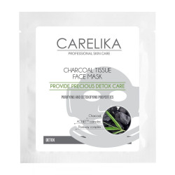 CARELIKA Charcoal Tissue Face Mask Purifyng and Detoxifyng by CARELIKA buy online in BestHair shop