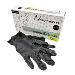 MProfessional Black Gloves M 100 pcs by MProfessional buy online in BestHair shop